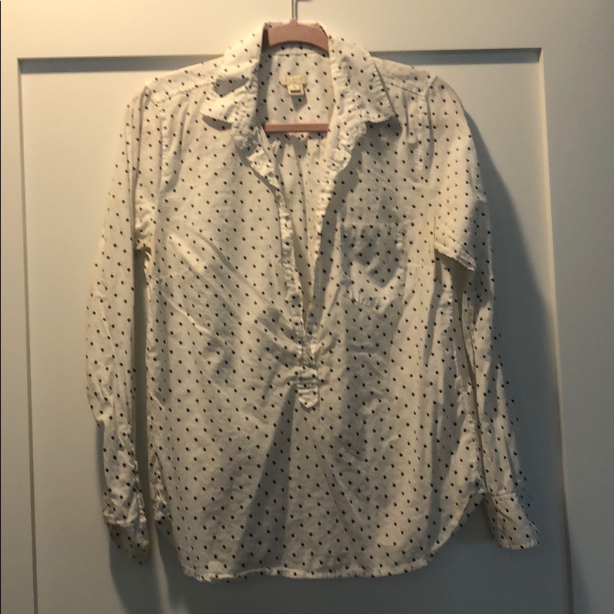 J.Crew 3/4 Button Up